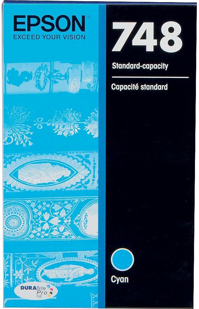 Epson T748 Cyan Standard Yield Ink Cartridge