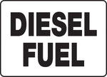 Accuform Safety Sign, DIESEL FUEL, 10" x 14", Adhesive Vinyl (MCHL518VS)