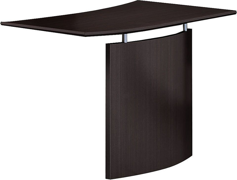 Safco Medina™ Left Hand Bridge, Mocha, 29 1/2"H x 48"W x 24"D