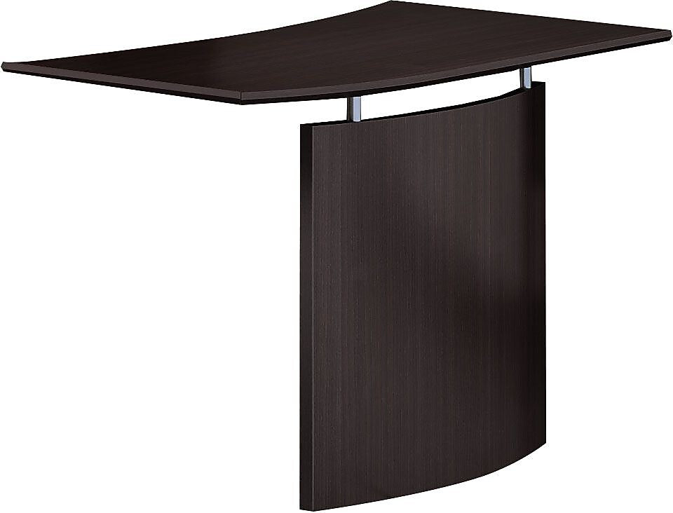 Safco Medina™ Left Hand Bridge, Mocha, 29 1/2"H x 48"W x 24"D