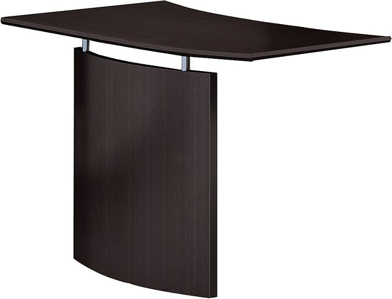 Safco Medina™ Right Hand Bridge, Mocha, 29 1/2"H x 48"W x 24"D