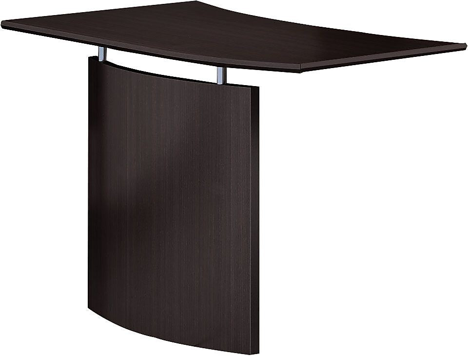 Safco Medina™ Right Hand Bridge, Mocha, 29 1/2"H x 48"W x 24"D
