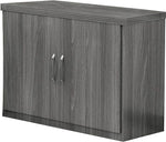 Safco 29 1/2"H Aberdeen Storage Cabinet, Gray Steel (ASCLGS)