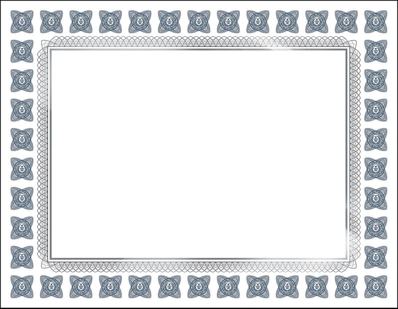 Great Papers Silver Scholar Certificates, 8.5" x 11", Silver and White 15/Count (2015074)
