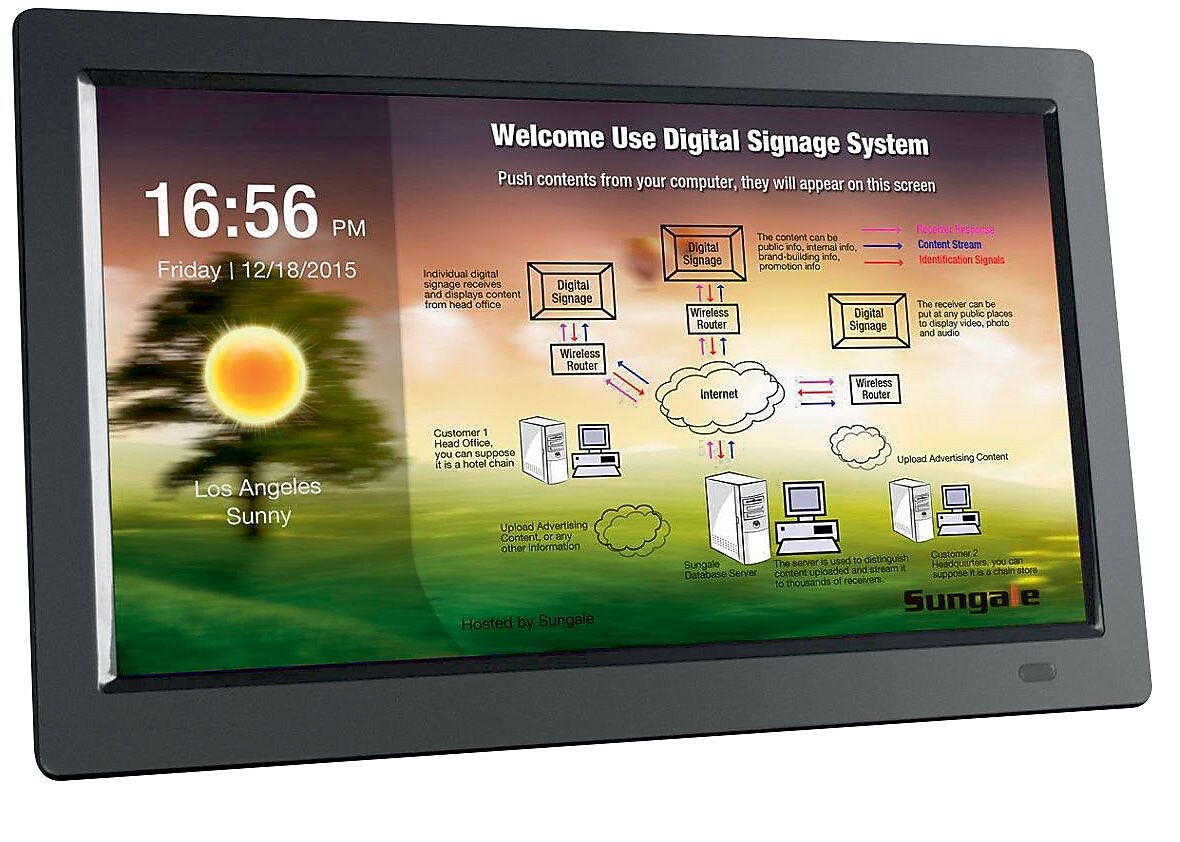 Sungale 14" Wall-Hanging Digital Signage (CPF1503)