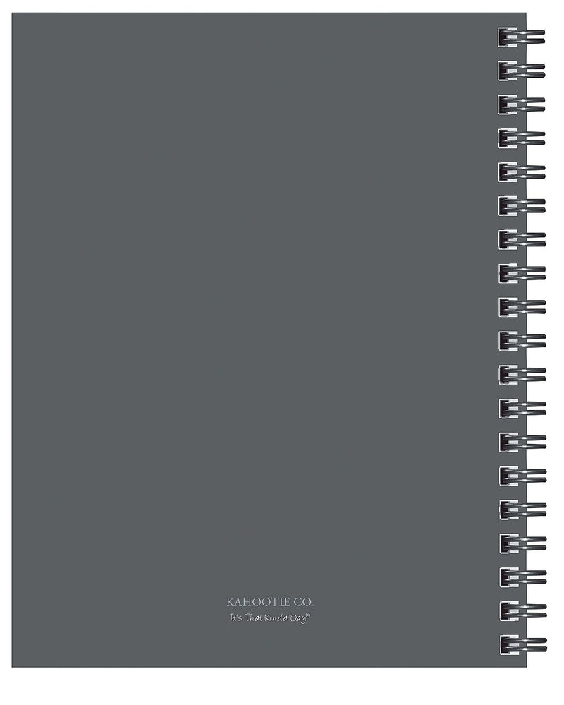 Kahootie Co Undated Monthly Calendar, 9" x 11.5", Teal Design (ITKCTD)