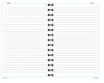 Kahootie Co Weekly Planner, 6" x 9", Teal (ITKWT)