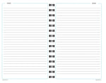 Kahootie Co Weekly Planner, 6" x 9", Teal Polka Dot (ITKWTPD)