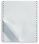 Staples 1-Part Premium Bright Blank Computer Paper, 9.5" x 11", 20 lbs., White, 1000 Sheets/Carton (26154/177090/49)