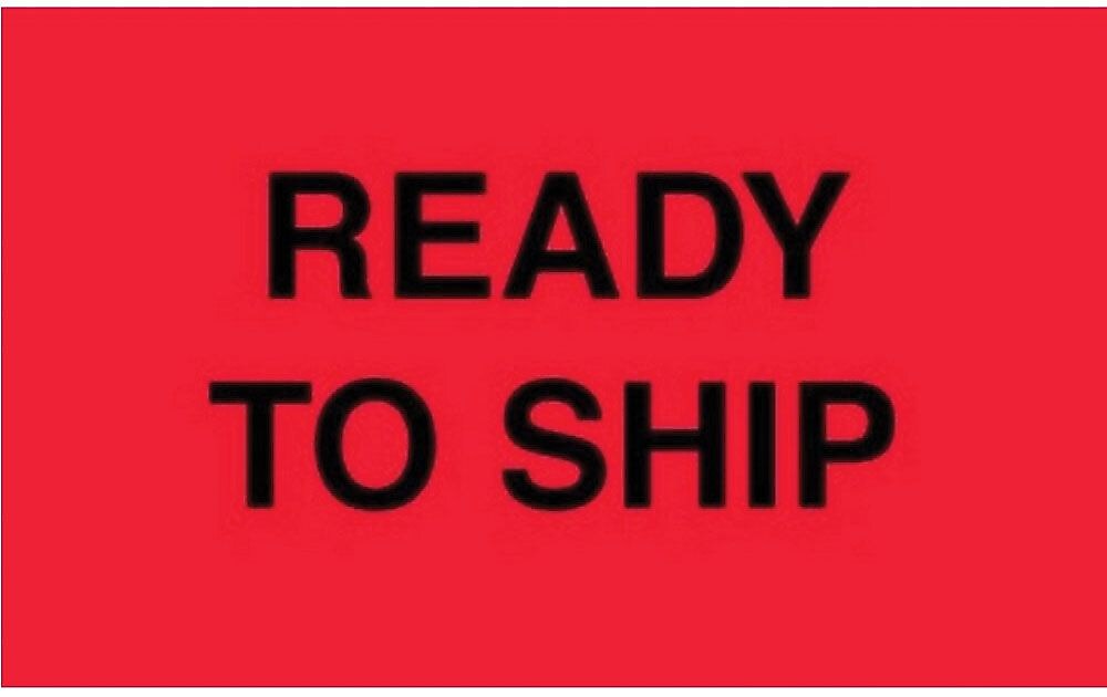 Decker Tape Ready to Ship Label 1 3/8" x 2", 500/Roll (DL3206)