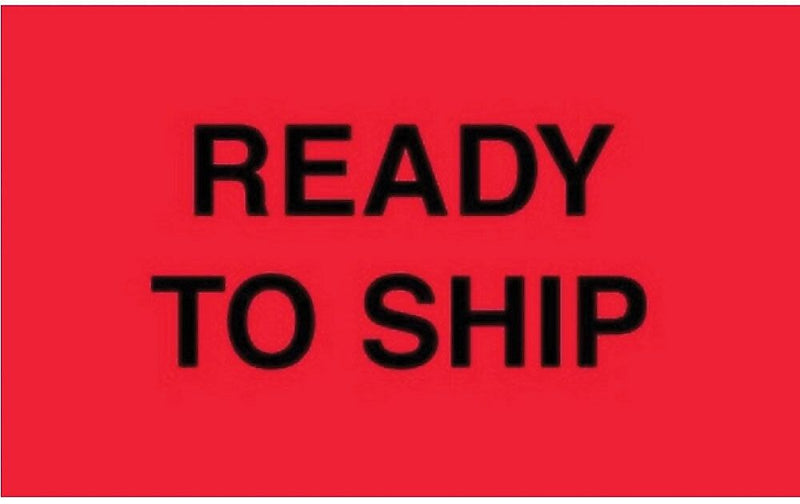 Decker Tape Ready to Ship Label 1 3/8" x 2", 500/Roll (DL3206)
