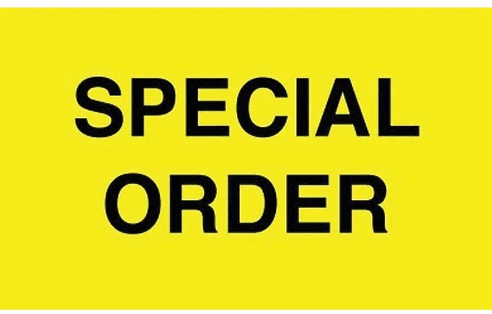 Decker Tape Special Order Label 1 3/8" x 2", 500/Roll (DL3219A)