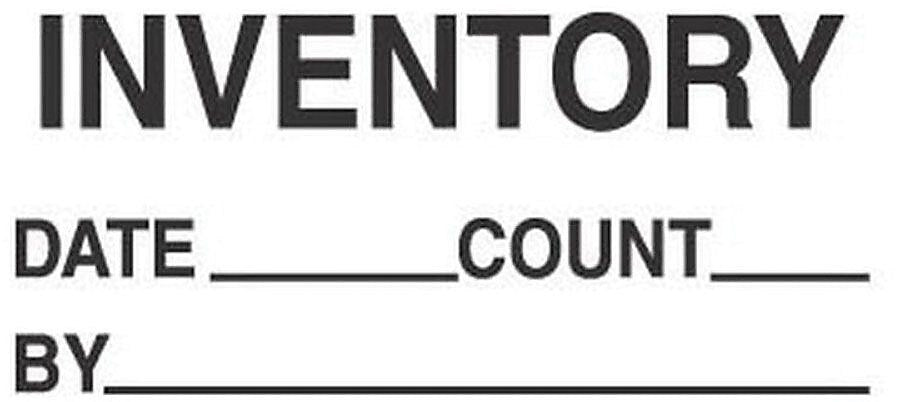 Decker Tape Inventory Label 1 3/8" x 2", 500/Roll (DL3252A)