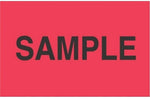 Decker Tape Sample Label 1 3/8" x 2", 500/Roll (DL3272)