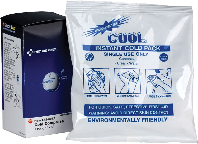 SmartCompliance First Aid Only Instant Cold Compress, 4" x 5" (FAE 6012)