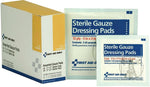 First Aid Only  2" x 2"/3" x 3" Sterile 8-12-Ply Gauze Pads, 24/Pack, 2 Packs/Box (I228)