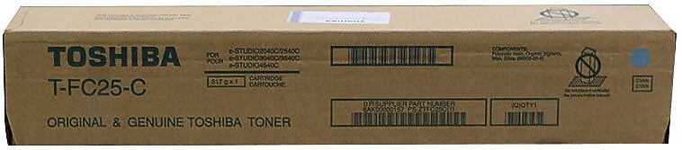 Toshiba TF-C25C Cyan Standard Yield Toner Cartridge
