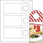 Blanks USA Wine Bottle Hanger, 3" x 7.5" 14 pt, 3 Up