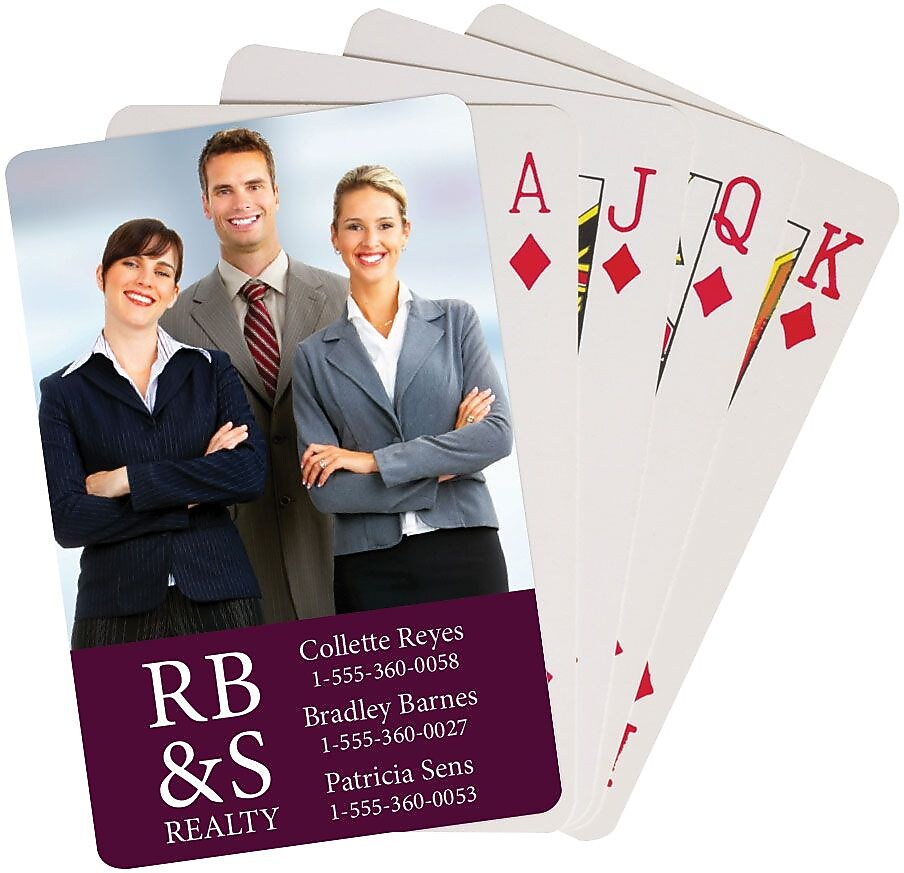 Premium Playing Cards, UV Coated, Qty 15