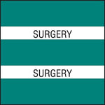 Medical Arts Press® Large Chart Divider Tabs, Surgery, Teal