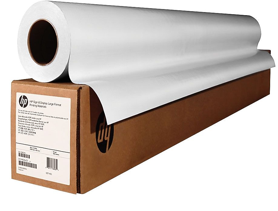 HP 4 Mil Double Matte Film, 30" x 150' White, Roll (X3F55A)