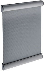 Azar Sign Holder, 4.2" x 6.39", Wall Mounted, Gray, Metal, 10/Pack (300194)