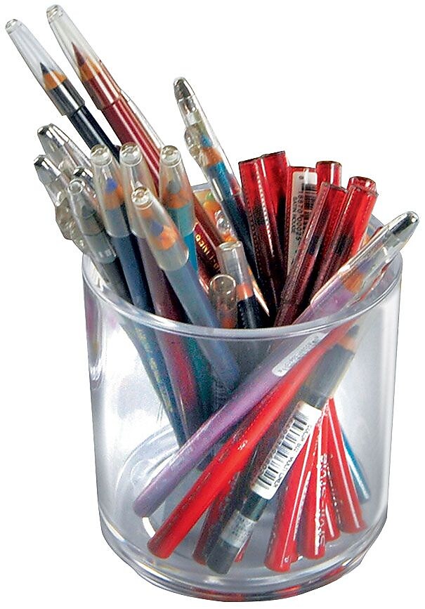 Azar Deluxe Pencil Holder, Clear (556334)