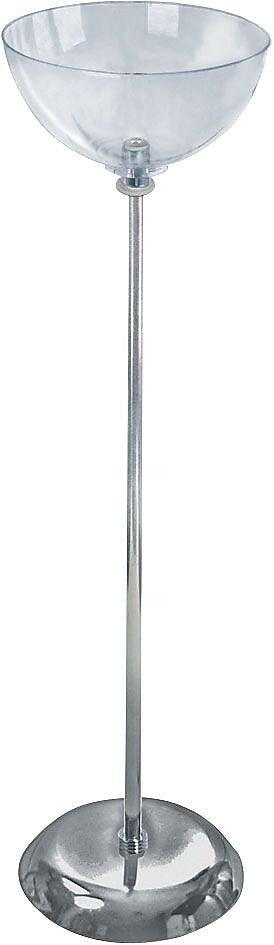 12" Diameter Single Bowl Floor Display