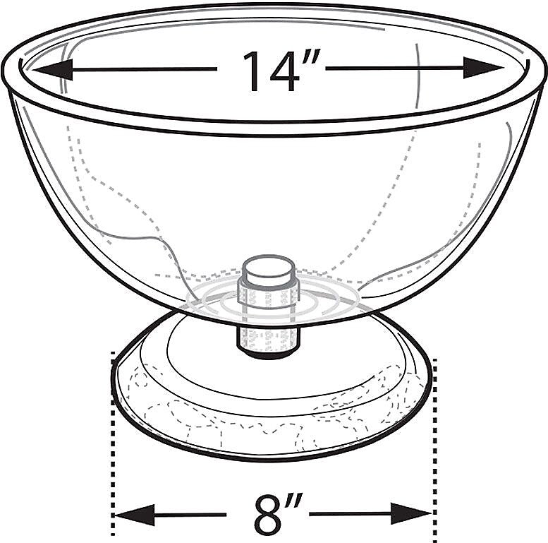 14" Single Bowl Counter Display