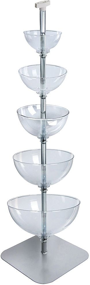Azar Five-Tier Cascading Bowl Floor Display (750050)