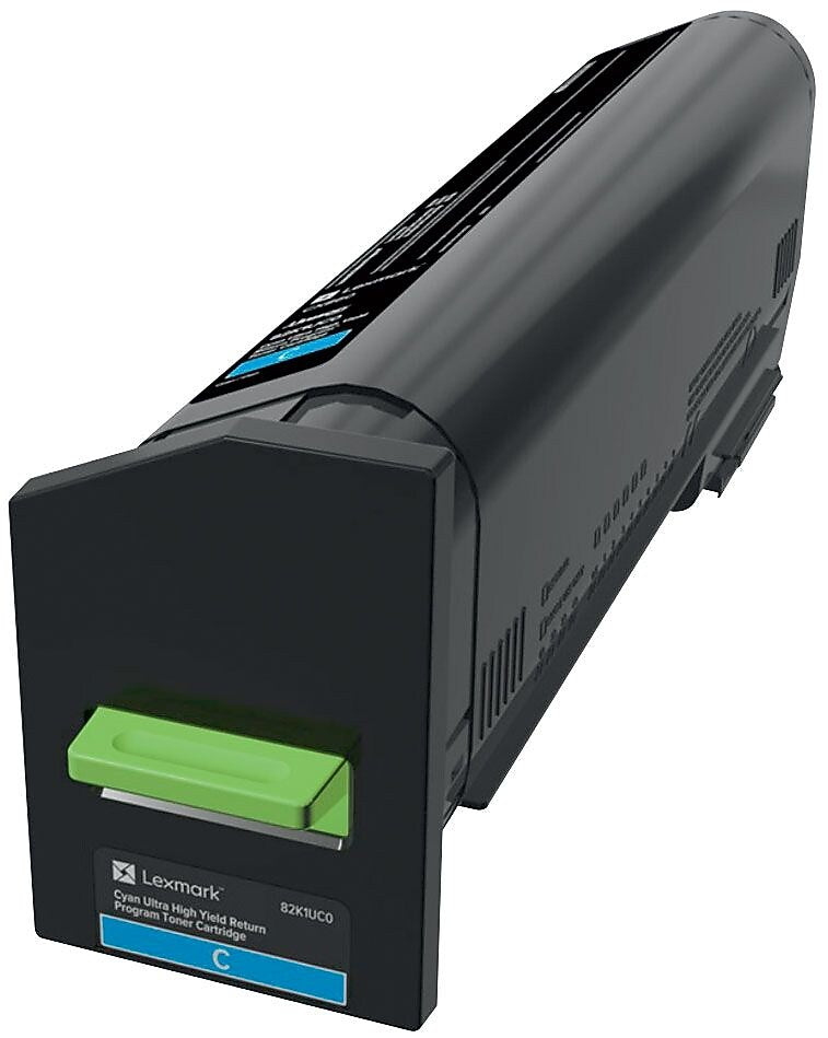 Lexmark CX860 Cyan Ultra High Yield Toner Cartridge, Prints Up to 55,000 Pages (82K1UC0)