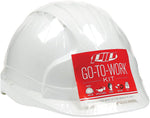 PIP Whistler Pre-Packed PPE Kit, HP241 Hat, Safety Eyewear, Earplugs, Gloves and Vest, L/XL, 8/Carton (2273681)