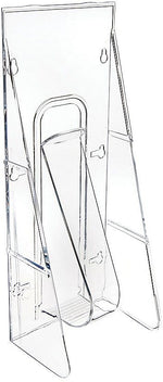 Deflect-O Stand-Tall Brochure Holder, Wall Mounted, Clear Plastic (55601)