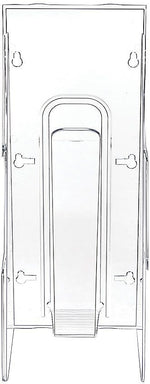 Deflect-O Stand-Tall Brochure Holder, Wall Mounted, Clear Plastic (55601)