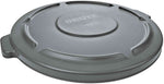 Rubbermaid BRUTE Indoor Lid, Gray Polyethylene, 32 Gal. (FG263100GRAY)
