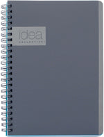 Oxford Idea Collective 1-Subject Professional Notebooks, 4.875" x 8", College Ruled, 80 Sheets, Gray/Silver (57010IC)