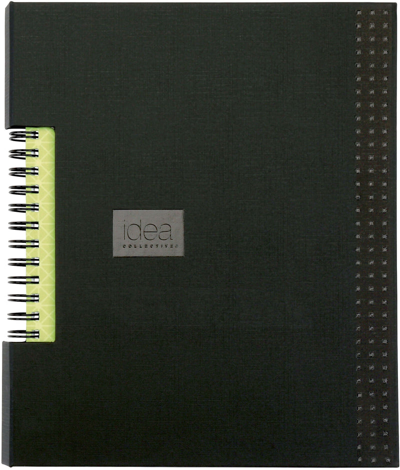 TOPS Oxford Idea Collective 1-Subject Professional Notebooks, 5.8" x 8.3", College Ruled, 80 Sheets, Black (56897)