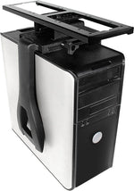 Kelly Lockable CPU Holder, Black, 3 1/2" - 9 3/10"W x 12 1/2" - 22 1/2"D