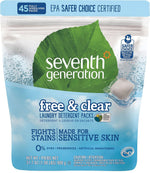 Seventh Generation Laundry Detergent Capsules, 45 Capsules, 8/Carton (SEV22977CT)