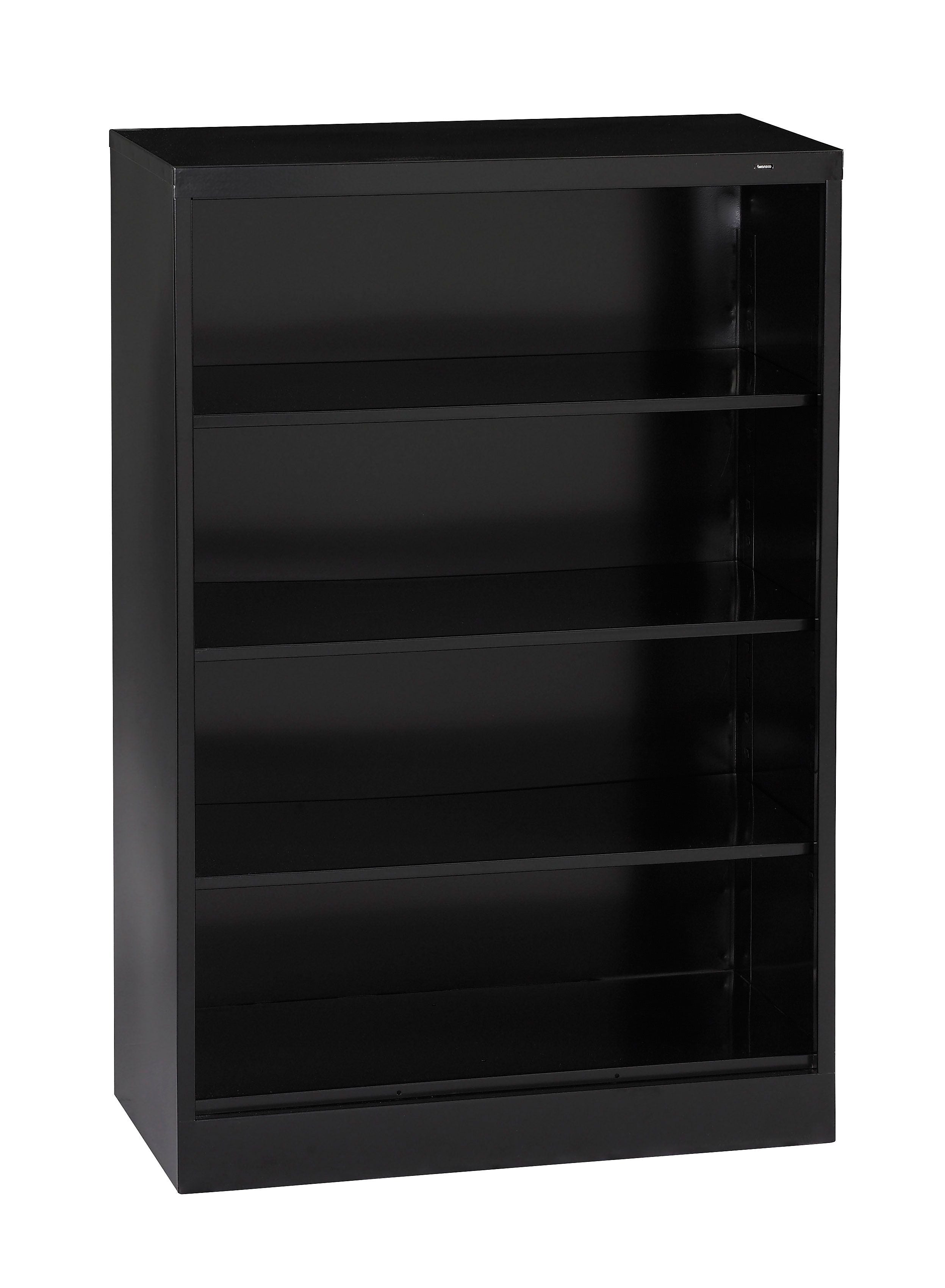 Tennsco 55"H Welded Bookcase, Black (TNN-BC1852BK)
