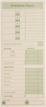 PaperCloud Weekly, Double Sided, 3 1/2 x 9, 220 pk, (TB968122)