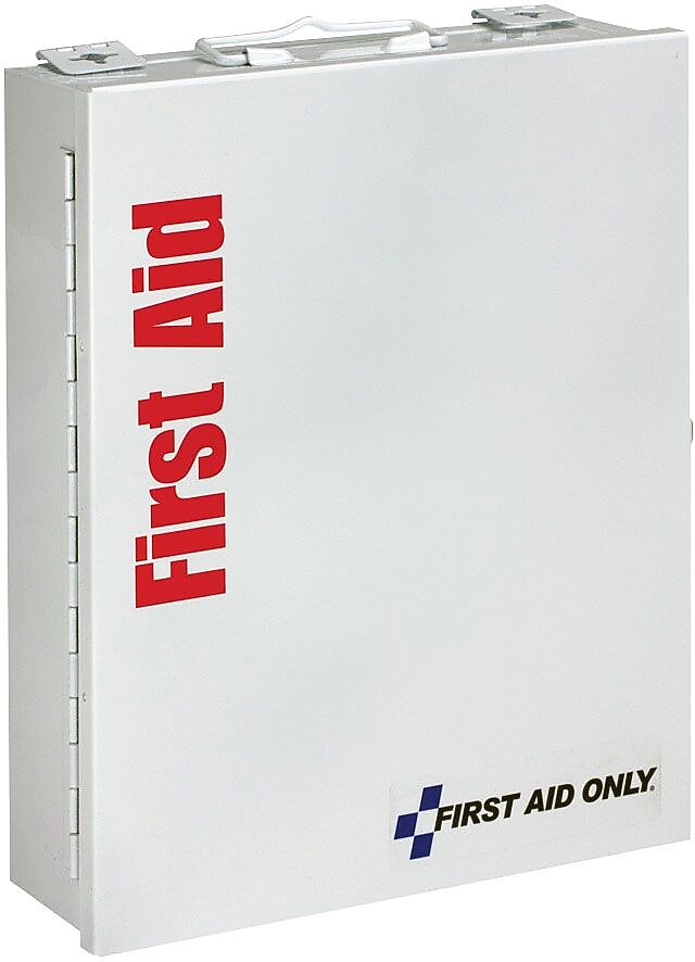 SmartCompliance Food Service Metal First Aid Cabinet without Medication, ANSI Class A, 25 People, 95 Pieces (90658-021)