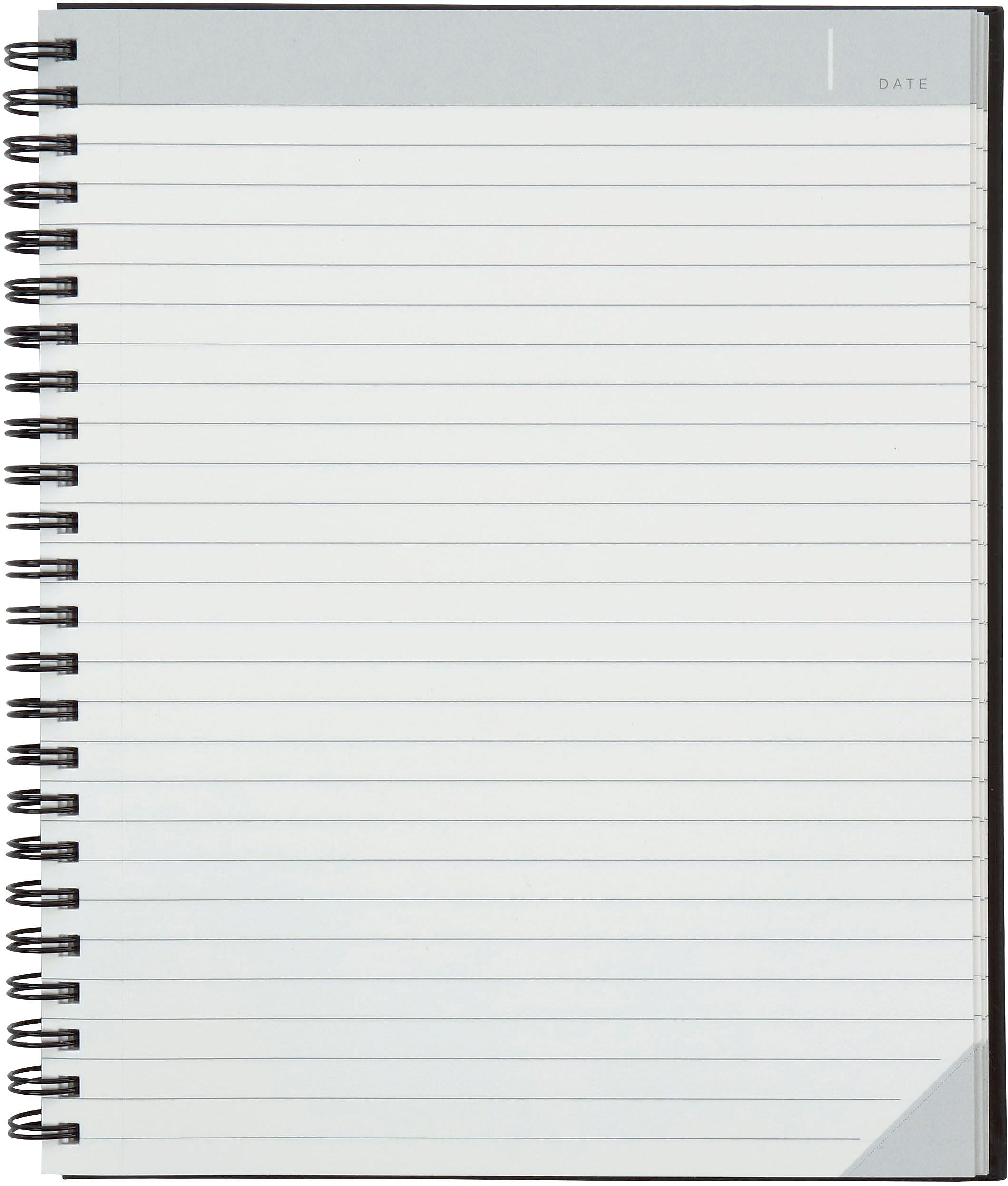 TOPS Oxford Idea Collective 1-Subject Professional Notebooks, 5.8" x 8.3", College Ruled, 80 Sheets, Black (56897)