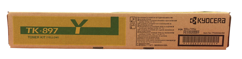 Kyocera TK-897 Yellow Standard Yield Toner Cartridge