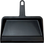 Impact Heavy Duty 12" Plastic Dust Pan, Black (700)