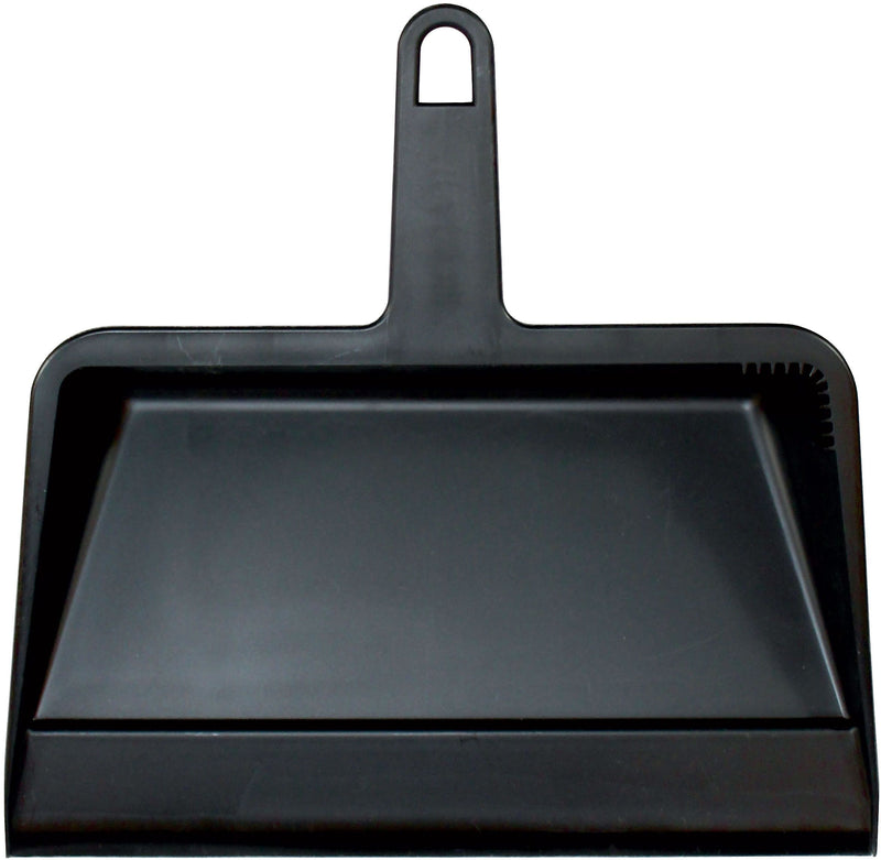 Impact Heavy Duty 12" Plastic Dust Pan, Black (700)