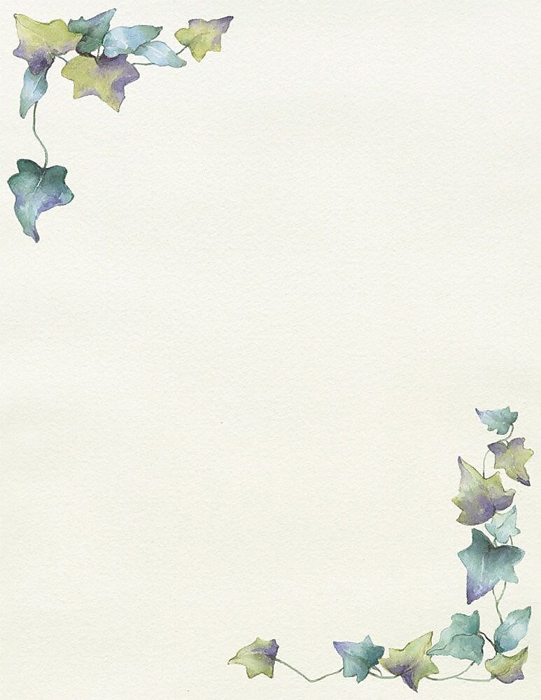 Great Papers! Painted Border Letterhead 8.5" x 11" 80/Pack (2013188)