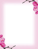Great Papers! Pink Orchids Letterhead 8.5" x 11" 80 count (2013191)
