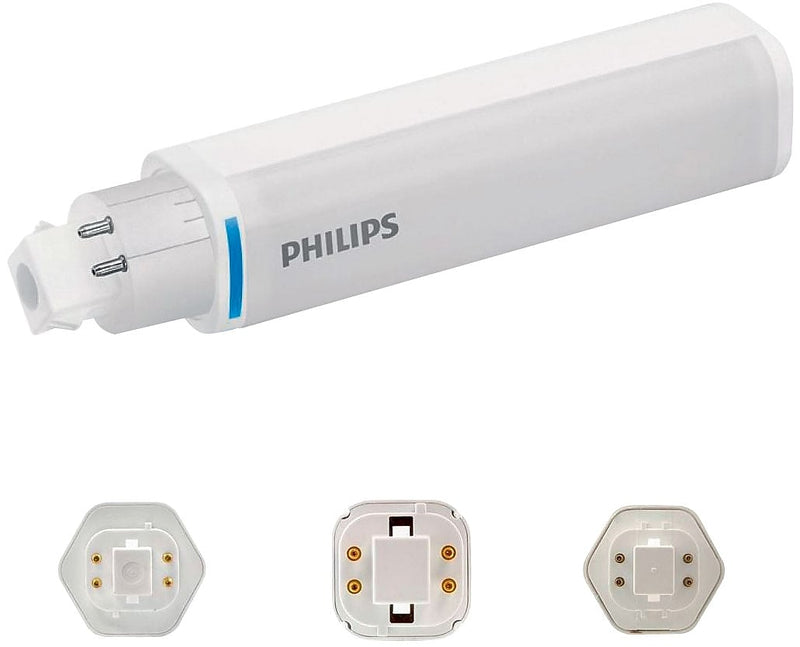 Philips LED Horizontal PL-C/T Lamp, 8.5 Watts, 4-Pin, Soft White, 10PK
