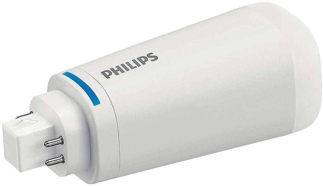 Philips LED Vertical PL-C/T Lamp, 10.5 Watts, 4-Pin, Neutral White, 10PK